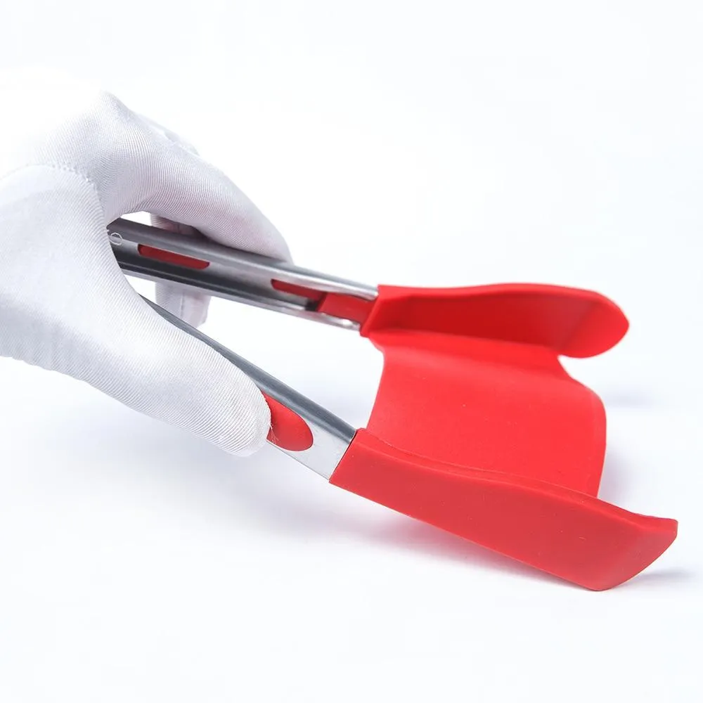 2 in 1 Non-Stick Heat Resistant Spatula and Tongs
