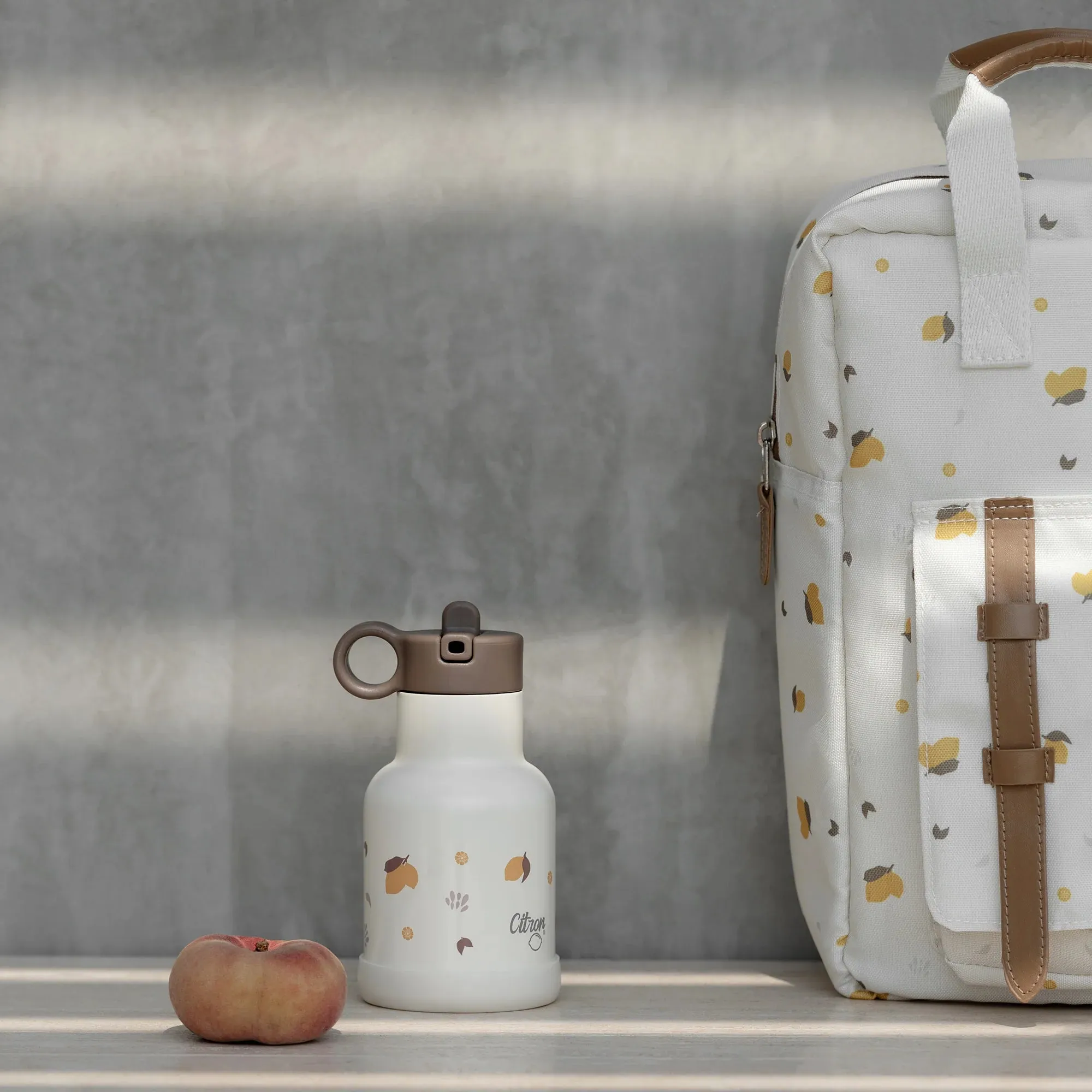 250ml Insulated Water Bottle Lemon