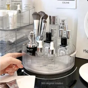 360 Degree Rotating Organizer Tray | 360 Degree Rotating Cosmetic Storage - Storage Trays