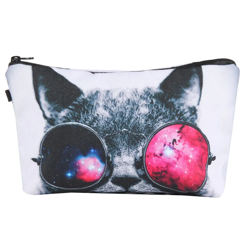 3D Digital Printing Cosmetic Bag Multi-Function