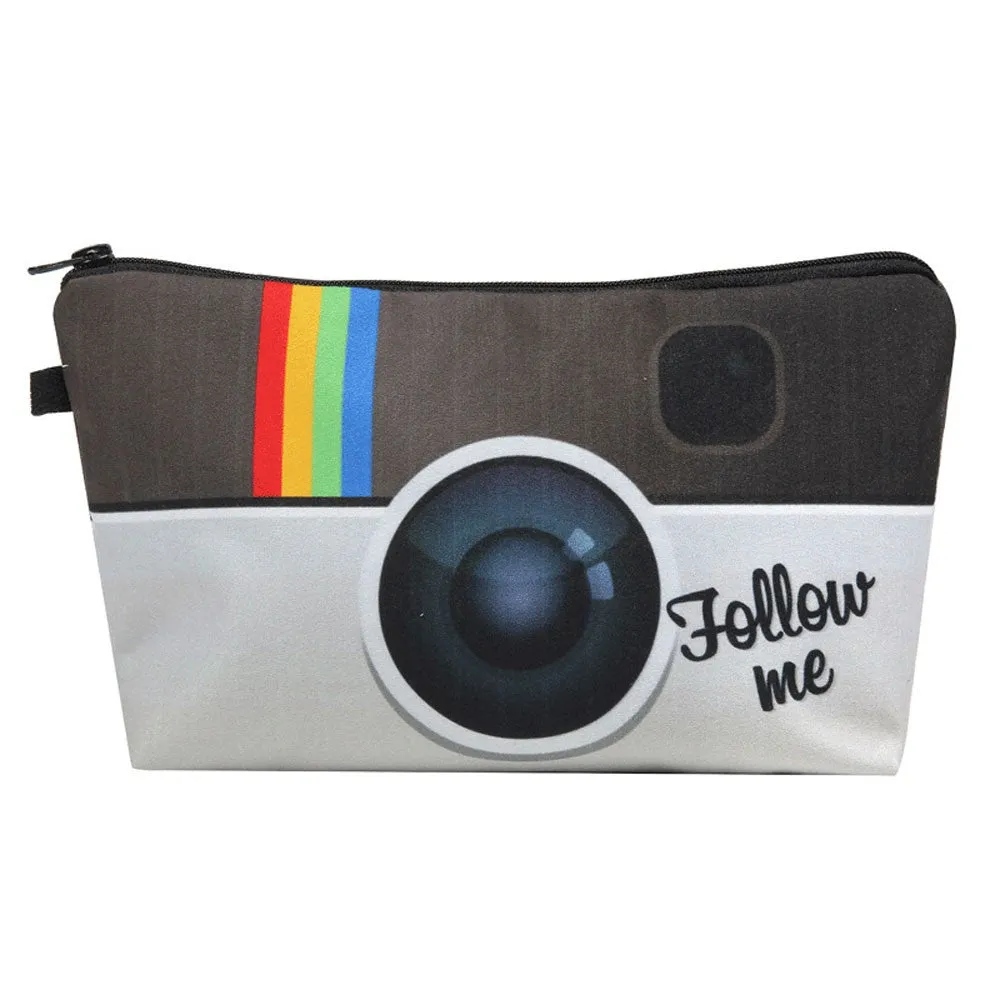 3D Digital Printing Cosmetic Bag Multi-Function