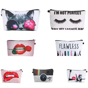3D Digital Printing Cosmetic Bag Multi-Function