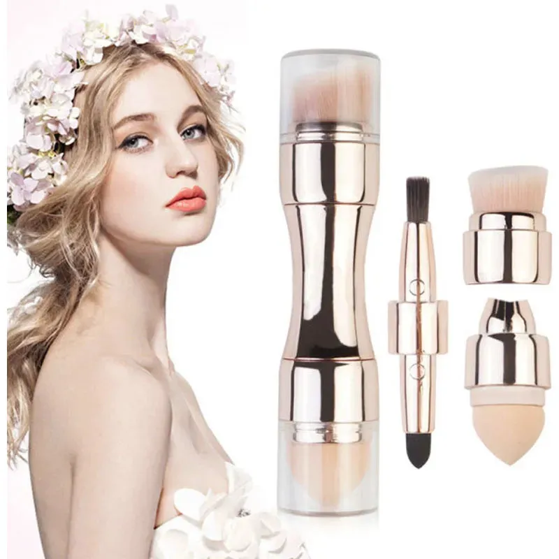 4 In 1 Makeup Brushes Blush Powder Cosmetic Professional
