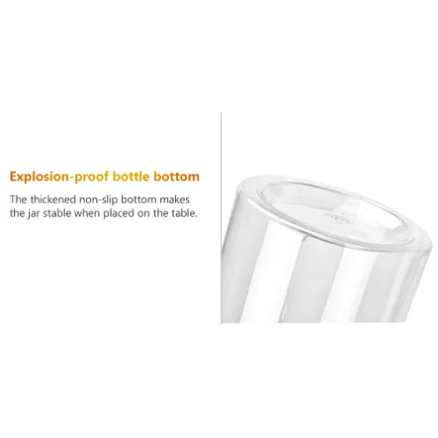 400ml PVC Plastic Cosmetic Jar Bottle