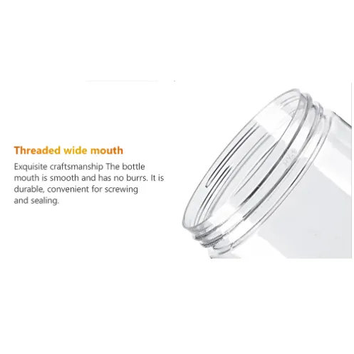 400ml PVC Plastic Cosmetic Jar Bottle