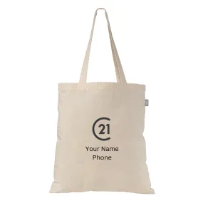 5 oz. Organic Cotton Tote Bag - Personalized