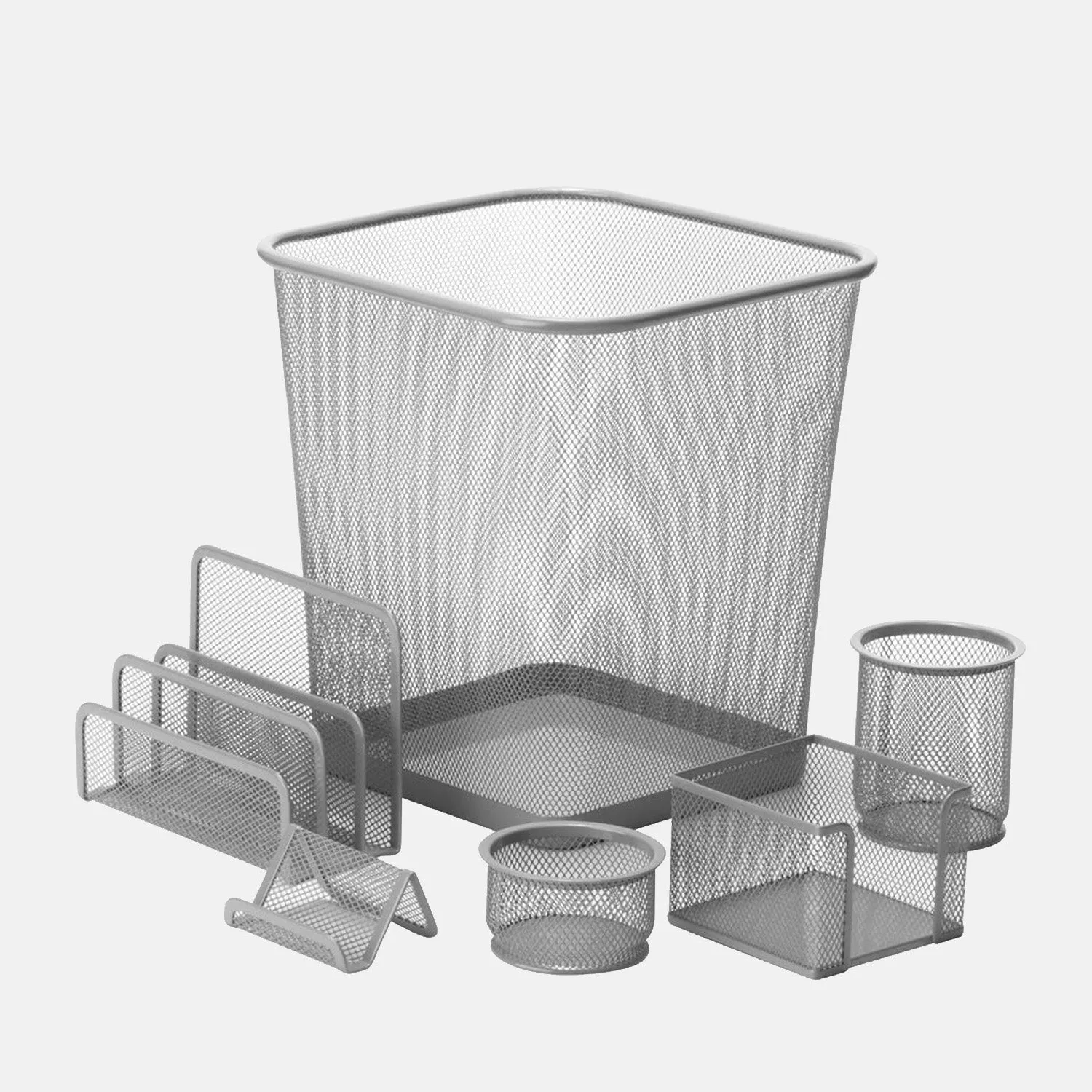 6 Piece Mesh Desk Set