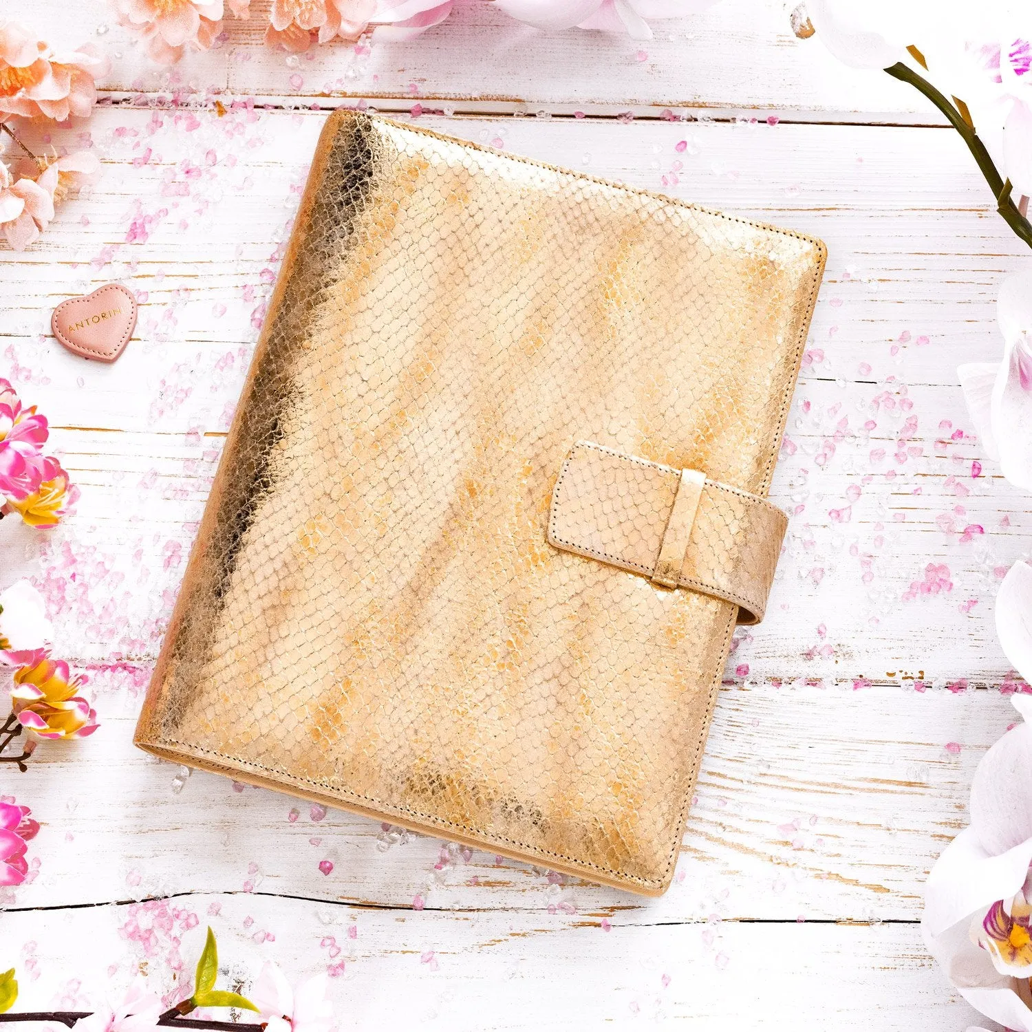 6 Ring A6 Planner 2025 ESSENCE in Gold