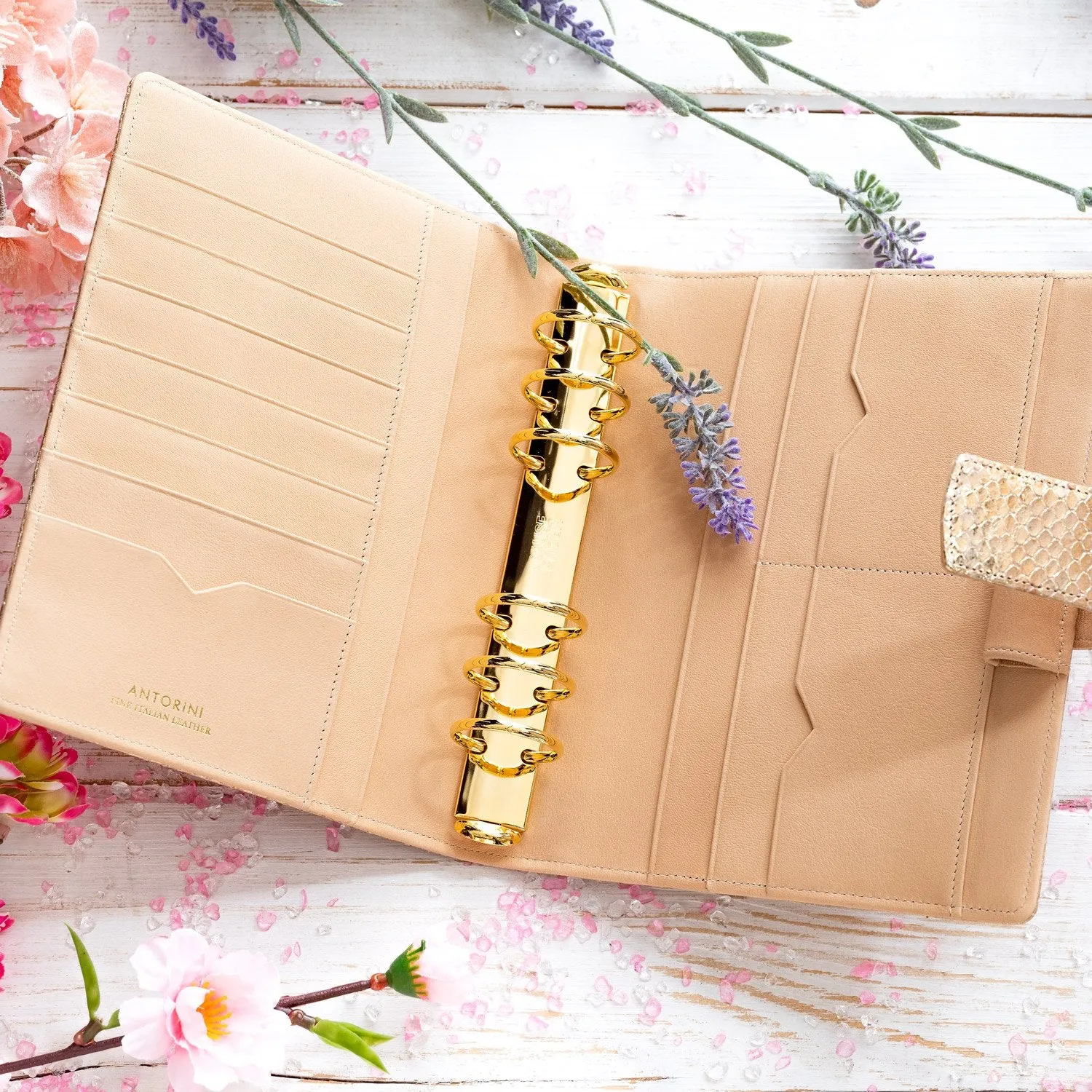 6 Ring A6 Planner 2025 ESSENCE in Gold