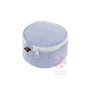6" Seersucker Organizer Button Bag By Mint