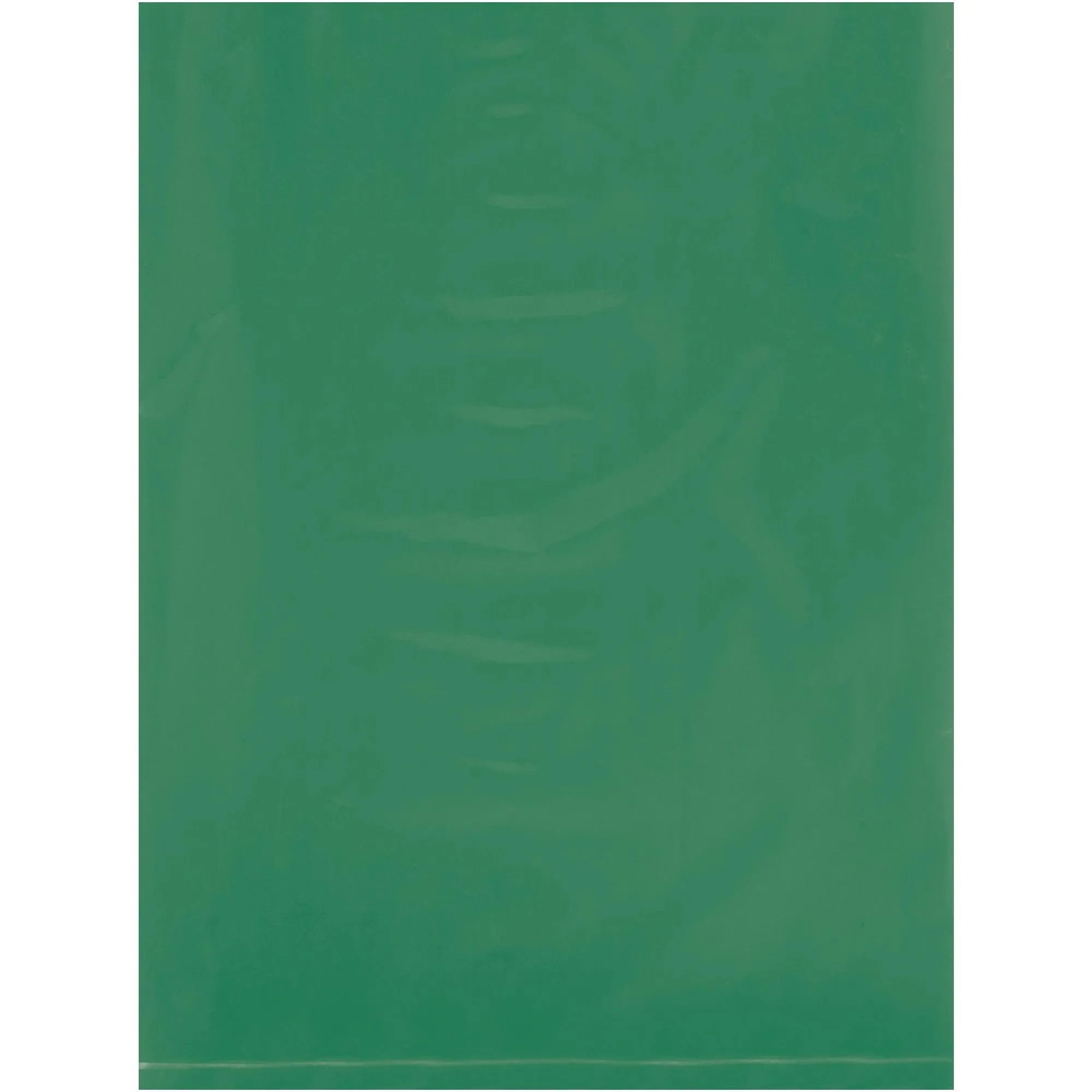 9 x 12" - 2 Mil  Green Flat Poly Bags