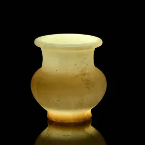 An exceptional Egyptian Alabaster Vessel, 18th Dynasty, time of Hatshepsut, ca. ca. 1492–1425 BCE