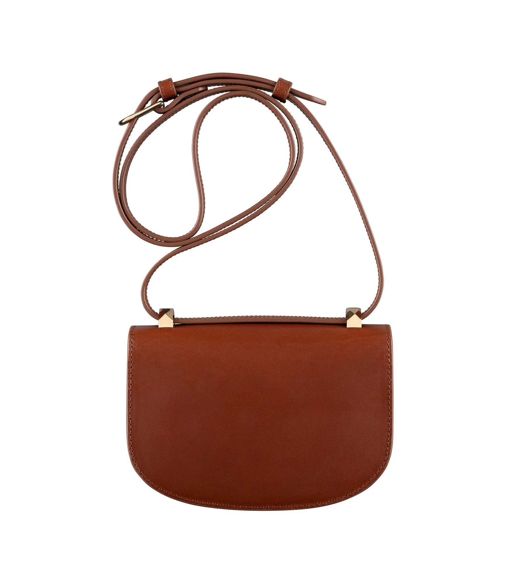 A.P.C. Women's Sac Geneve Mini On Strap Crossbody Bag Eai Brandy F61415-PXAWV