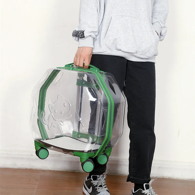 Bag Pet Trolley Box Cat Go Out Portable