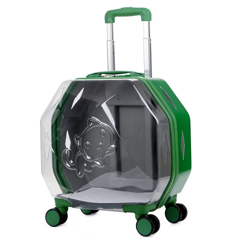 Bag Pet Trolley Box Cat Go Out Portable