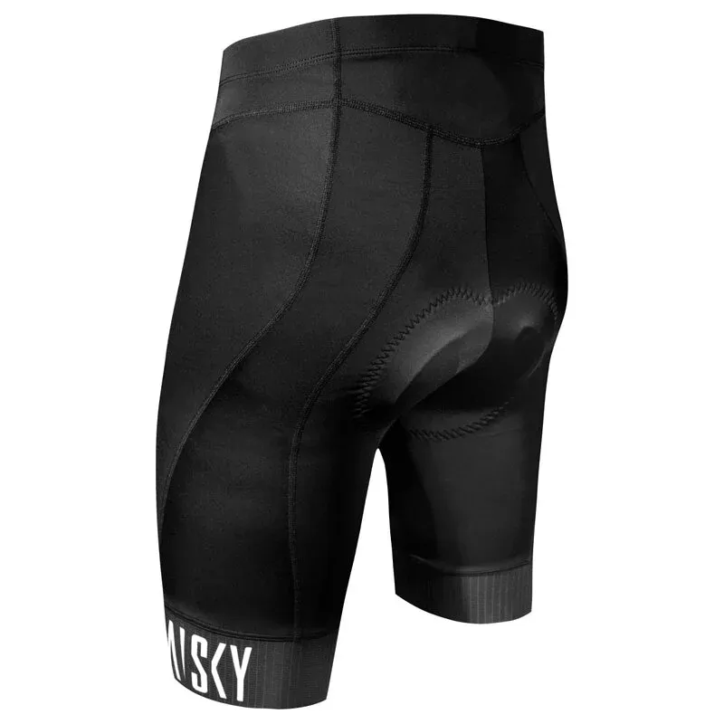 Baisky Mens Endurance Shorts with Vion Insert Pads - Simple Black