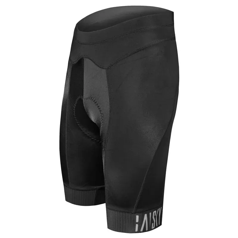Baisky Mens Endurance Shorts with Vion Insert Pads - Simple Black