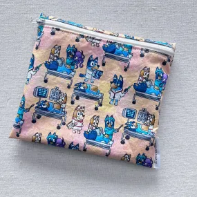Blue Heeler Hospital Reusable Sandwich Bag