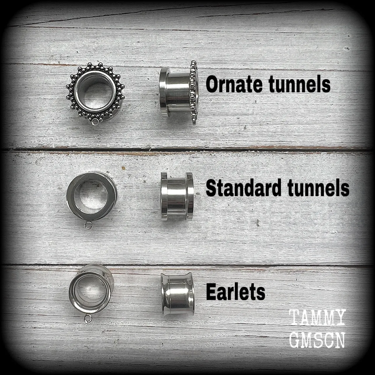 Blue sandstone tunnel dangles-Gemstone tunnel earrings