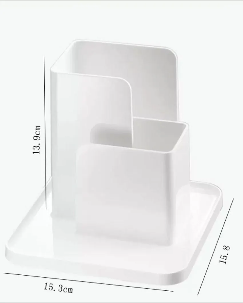 Bold Resin Design Desk Organizer | 6 x 6 x 6 inches