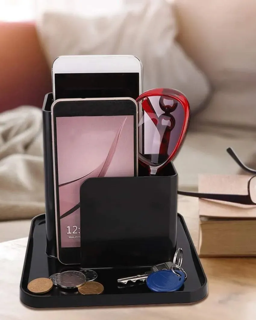 Bold Resin Design Desk Organizer | 6 x 6 x 6 inches