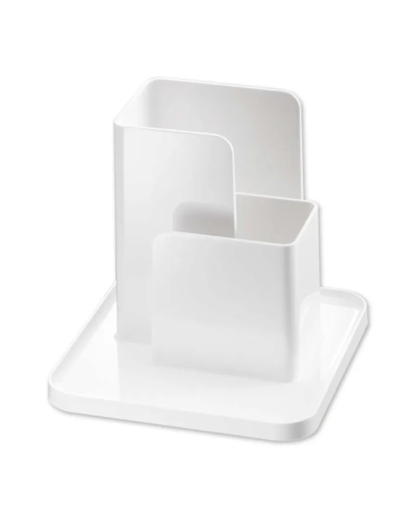 Bold Resin Design Desk Organizer | 6 x 6 x 6 inches