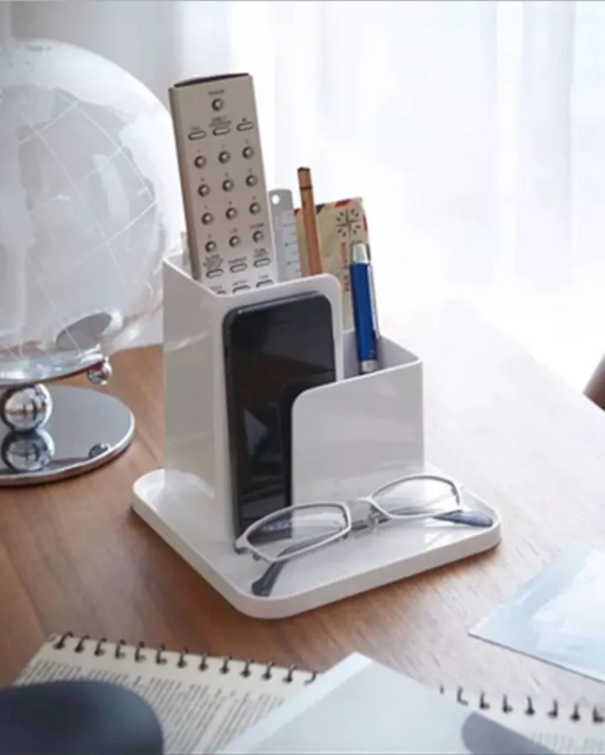 Bold Resin Design Desk Organizer | 6 x 6 x 6 inches
