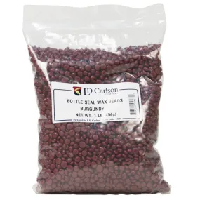 Bottle Seal Wax Beads, Burgundy