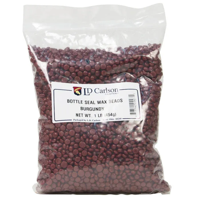 Bottle Seal Wax Beads, Burgundy
