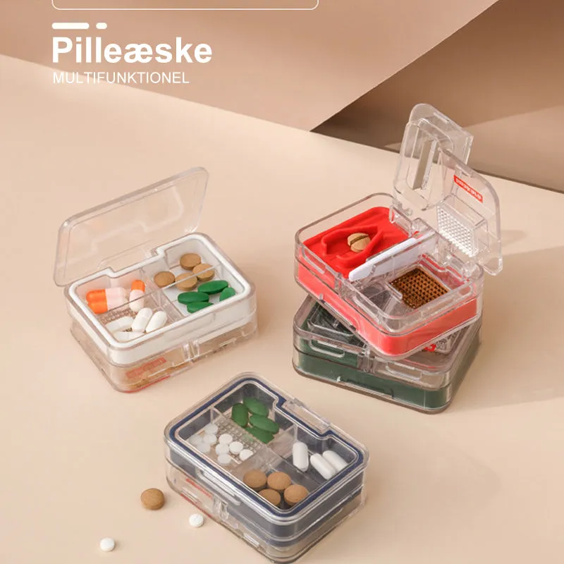Bærbar multifunktionel medicinboks