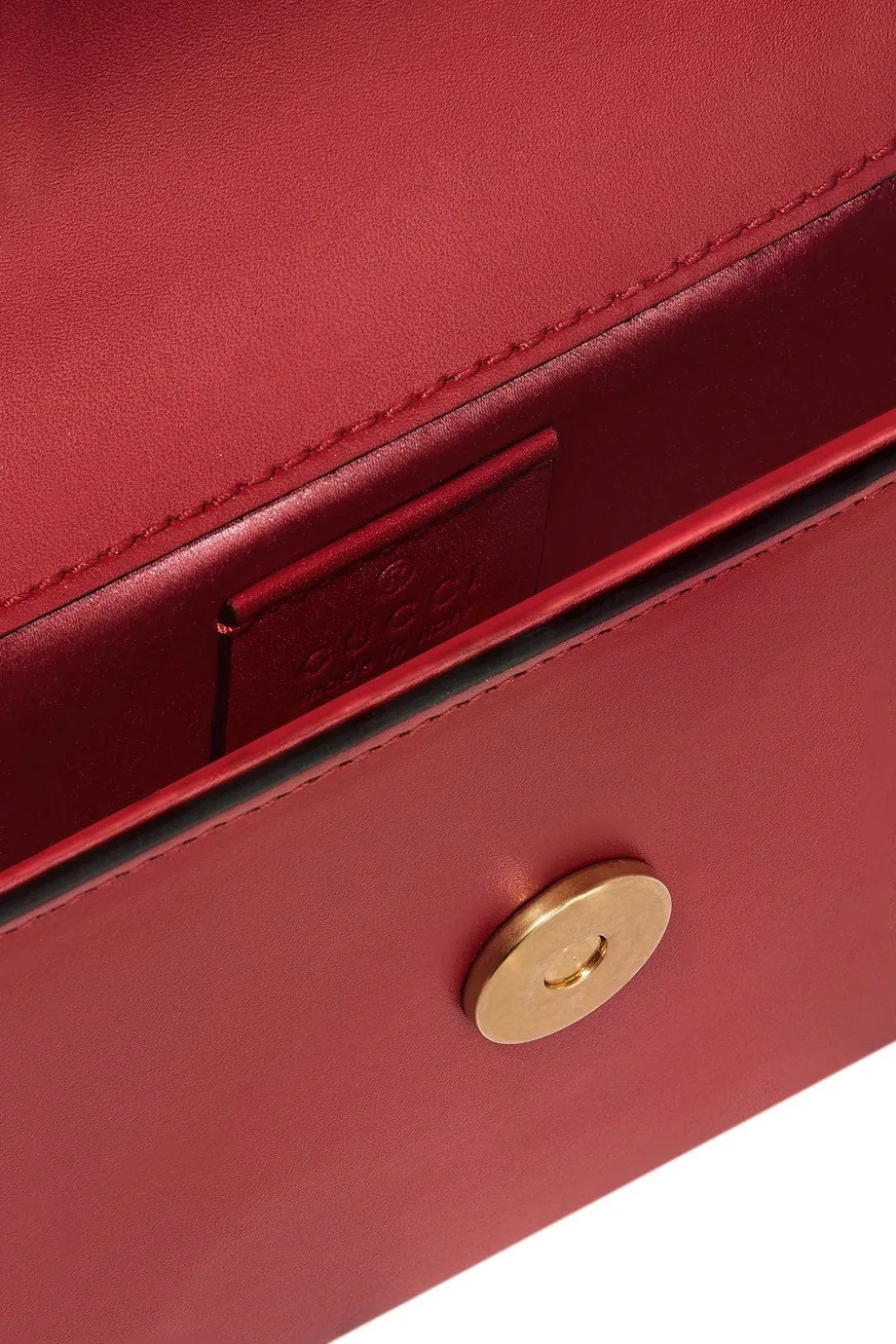 Broadway Mini Embellished Leather Shoulder Bag - Red or Black