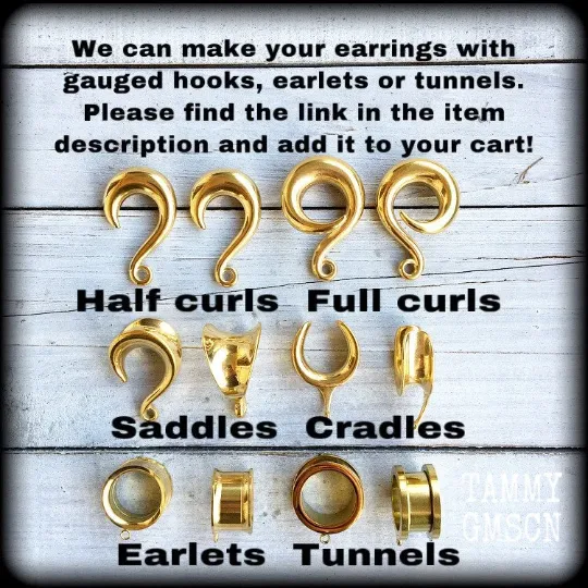 Bronze disc earrings-Ogoun earrings