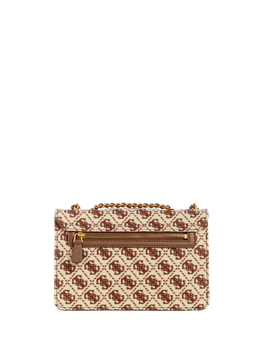 Brown Logo Izzy Crossbody Bag