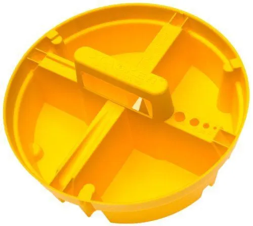 Bucket Boss 15051 4 Compartment 5 Gallon Bucket Stacker Storage Organizers - Quantity of 8