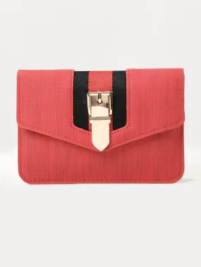 Buckle Stripe Bag