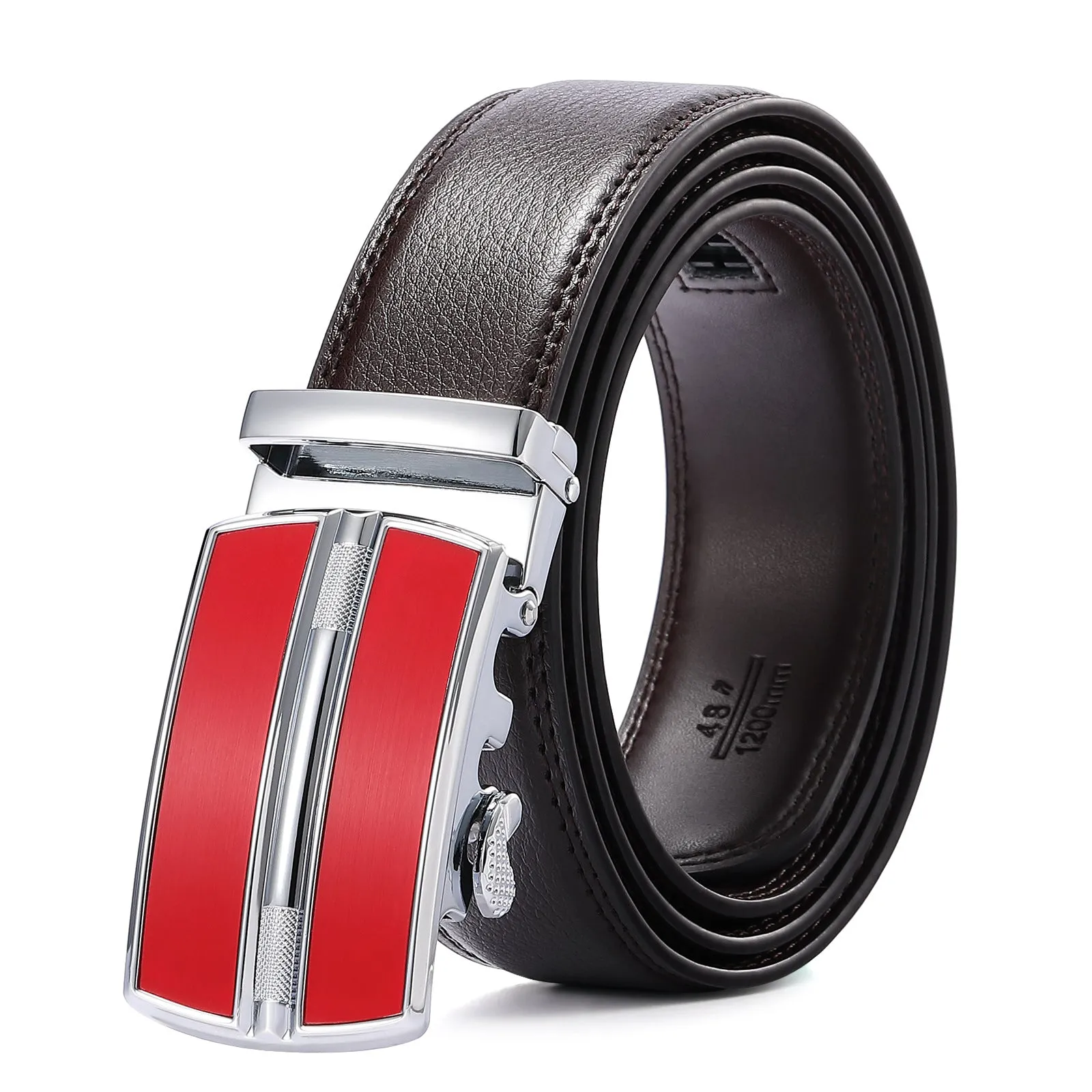 Buckle Two-Layer Gift Belt Fashion Young People Pant Belt Men's Genuine Leather