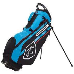 Callaway Chev Stand Bag - Black/Cyan/Fire