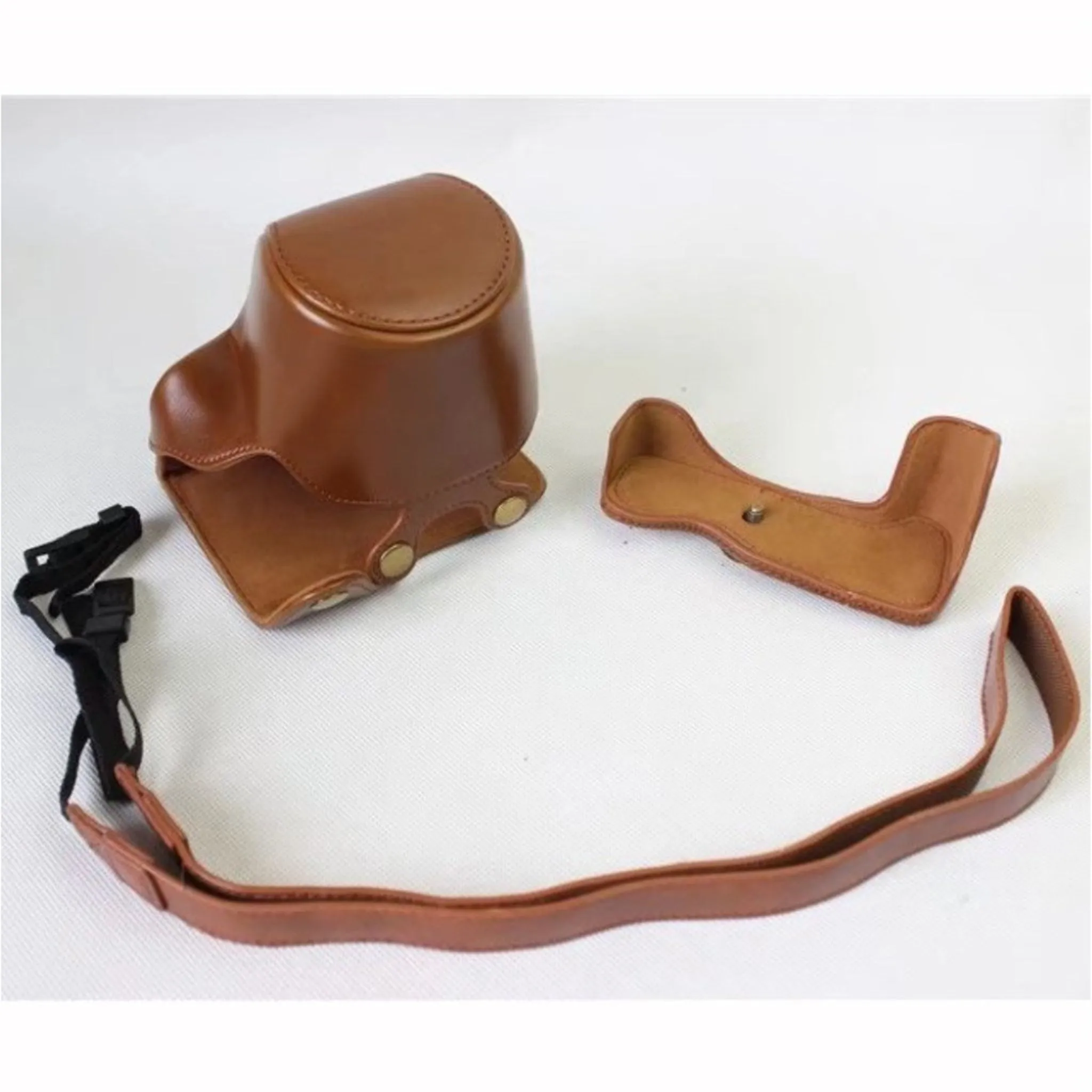 Canon EOS M6 detachable leather case - Brown