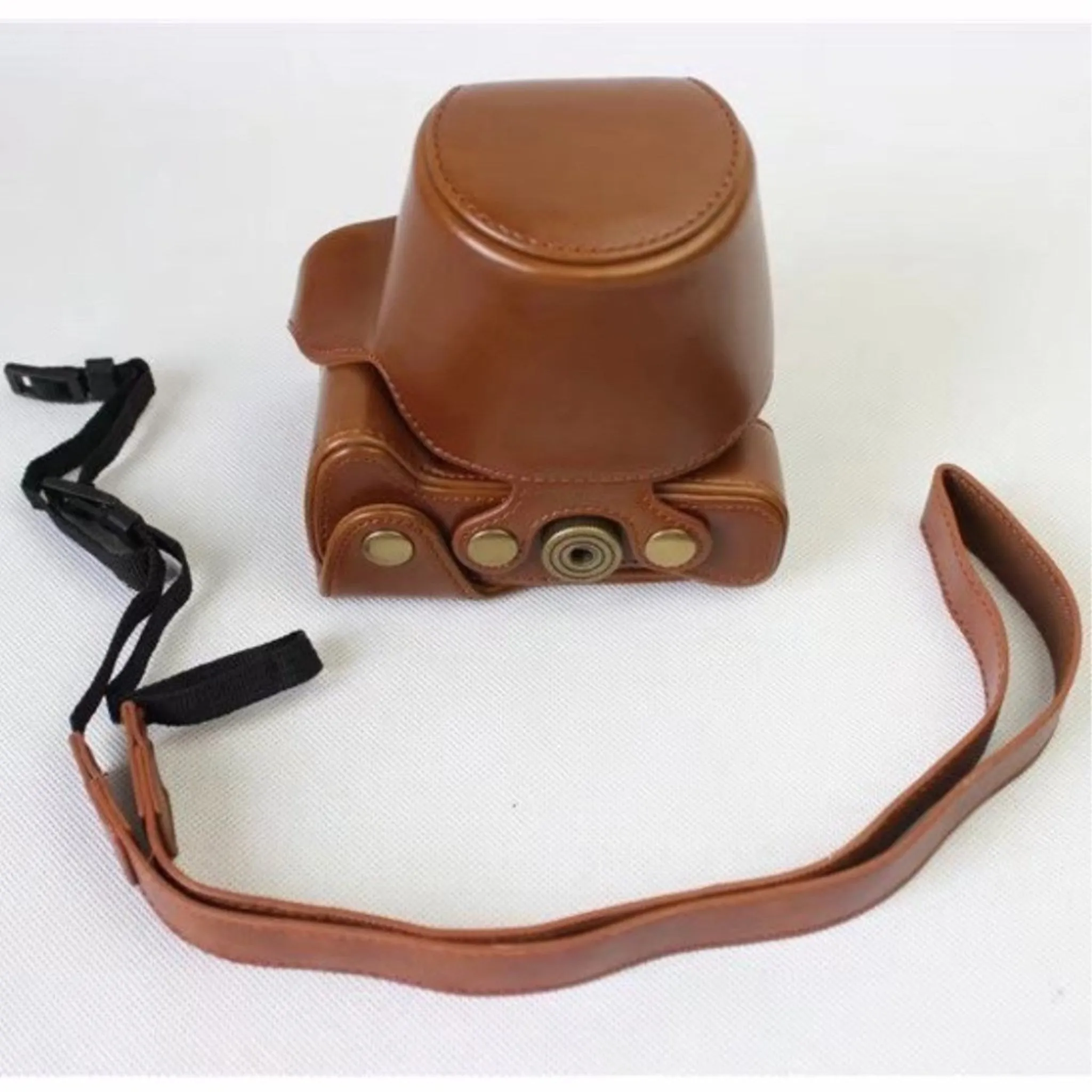 Canon EOS M6 detachable leather case - Brown