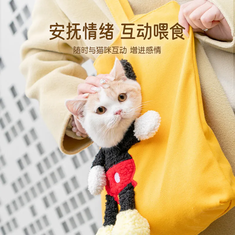 Cartoon Pet Bag | Creative Little Lion Cat & Dog Single Shoulder Pet Carrier | Pet Supplies