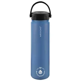 CHICAGO STEEL Insulated Water Bottle, Travel Flask, Tea Bottle with Twist Lid, 22oz