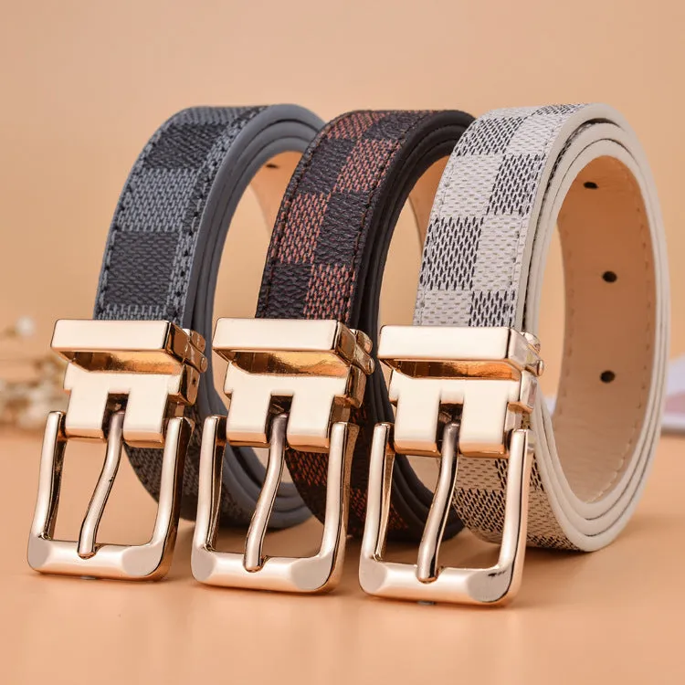 Children and Teens Junior Student Belt School Uniform Military Training Pant Belt