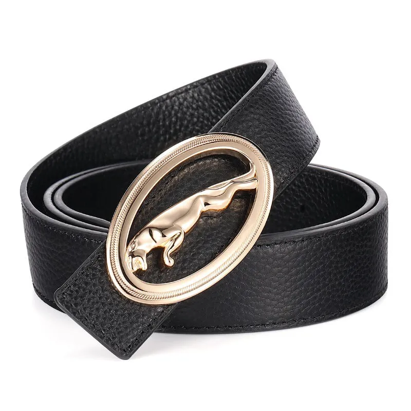 Company Annual Meeting Souvenir Gift Belt Customized Order Smooth Buckle Belt