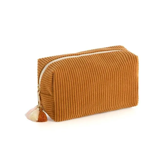 Cosmetic Bag | Roux Boxy Zip Pouch | Shiraleah