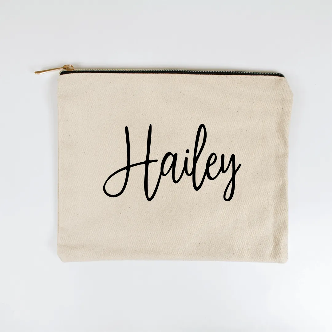 Custom Name Makeup Bag for Bridesmaids