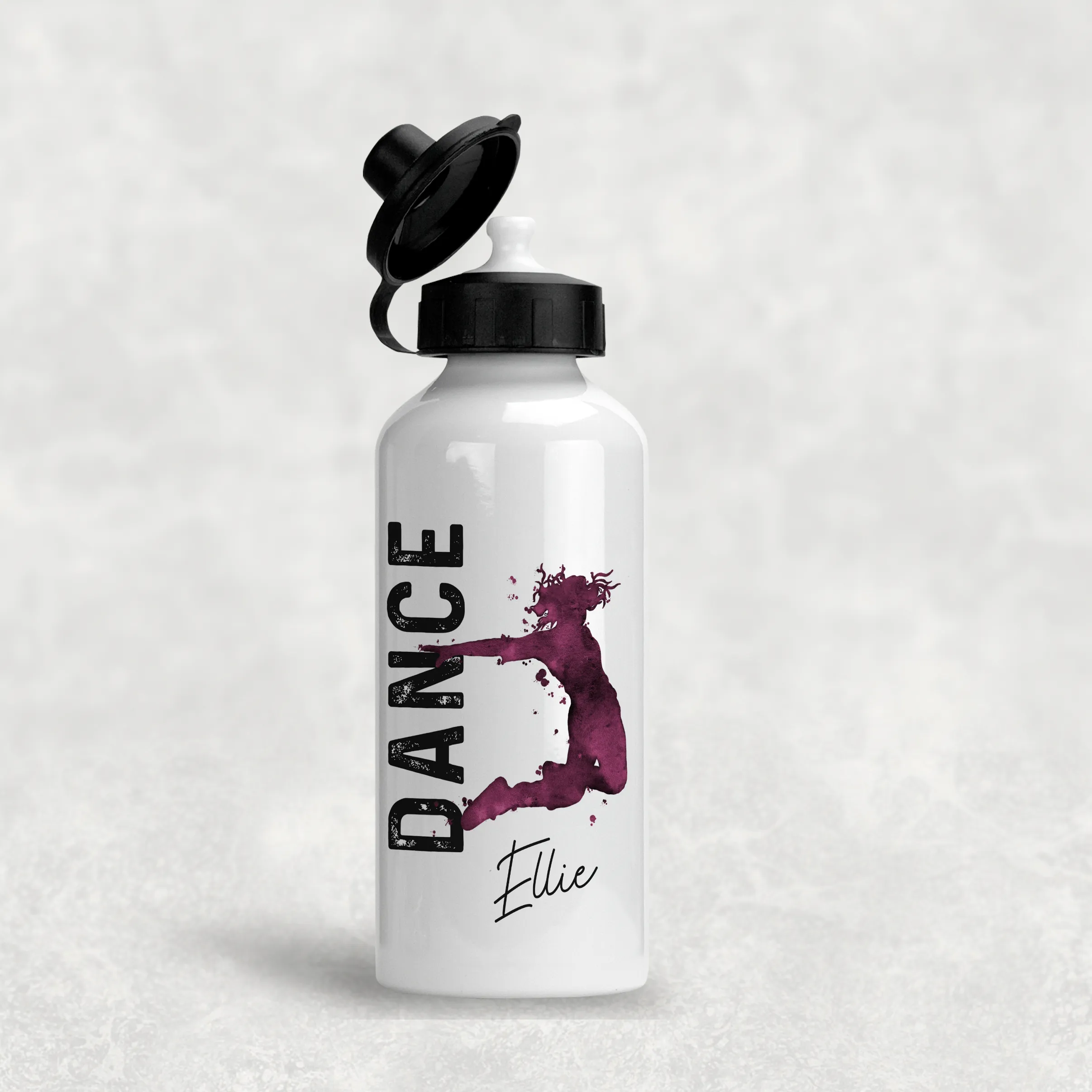 Dance Personalised Aluminium Water Bottle 400/600ml