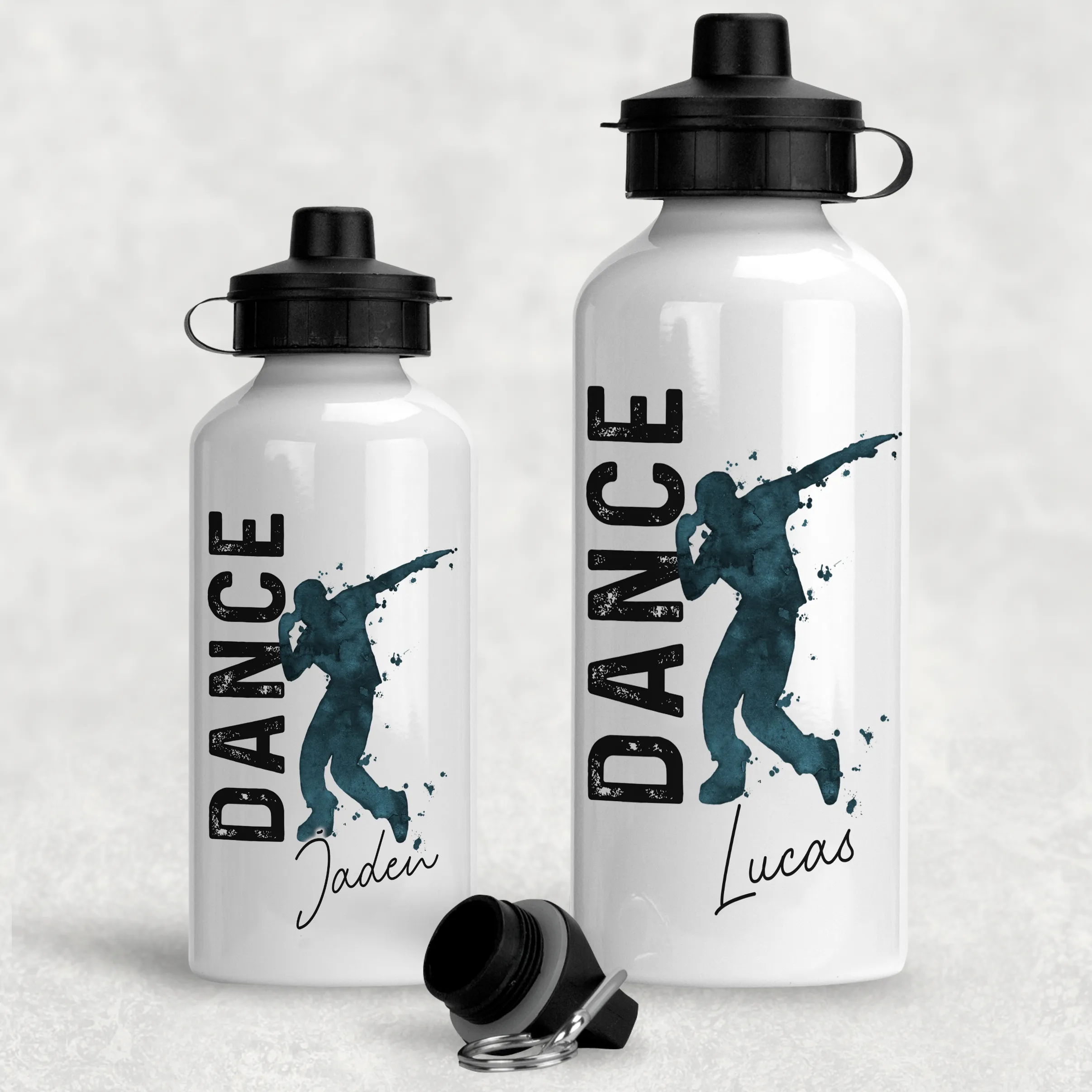 Dance Personalised Aluminium Water Bottle 400/600ml