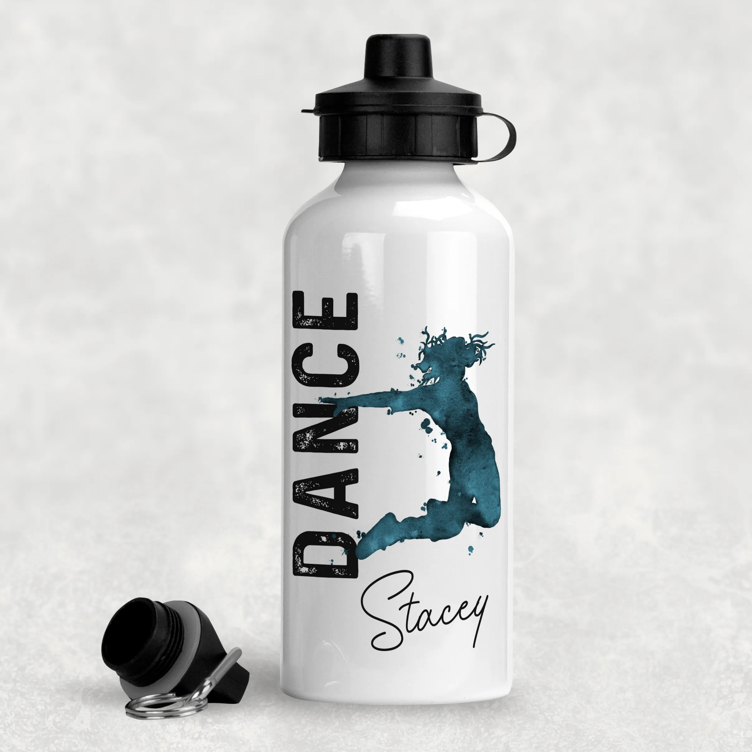 Dance Personalised Aluminium Water Bottle 400/600ml