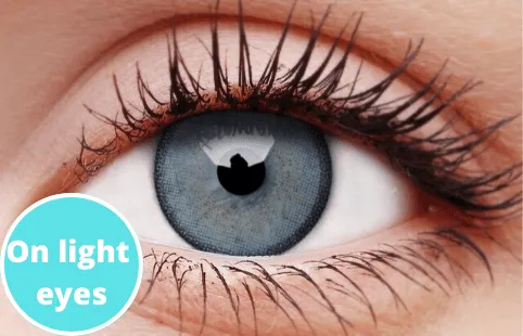 Dazzling Mint Coloured Contact Lenses