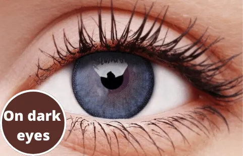 Dazzling Mint Coloured Contact Lenses